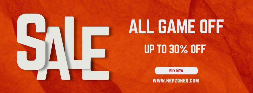 Red simple sale Facebook Cover